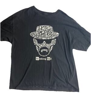 Breaking Bad Heisenberg T Shirt Mens XL Black Graphic TV Show 2015